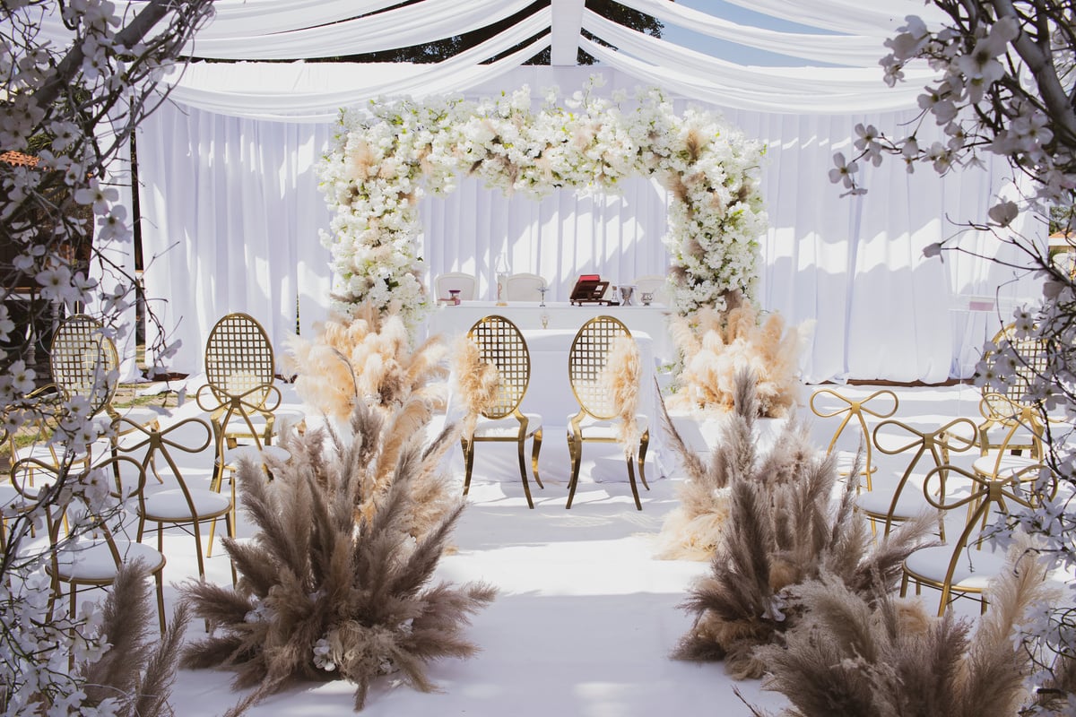 An Elegant Wedding Reception