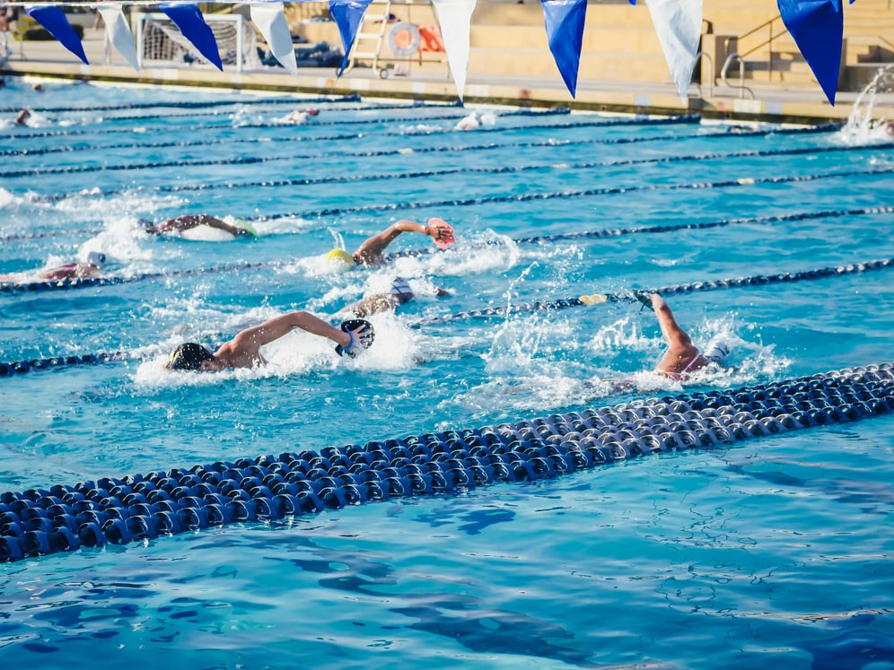 People Swimming in Swimming Pool